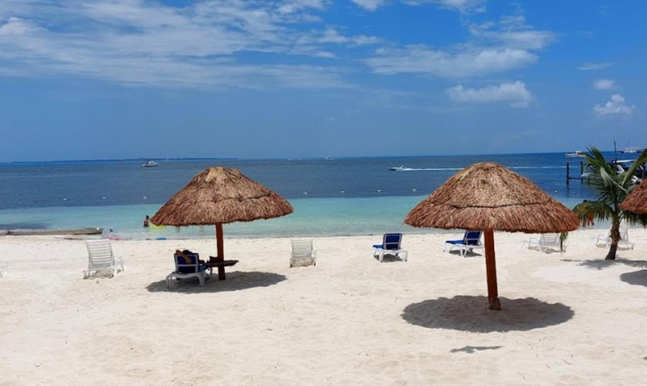 Oceanfront Condo At Unique Location 坎昆 外观 照片